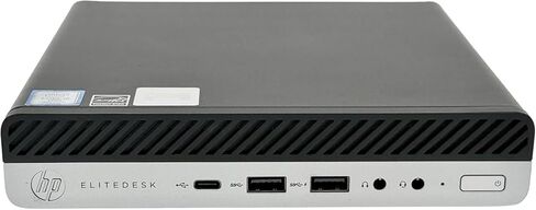 كمبيوتر HP EliteDesk 800 G4 الصغير | انتل كور i5-8500T | 16 جيجا رام | 512 جيجا بايت NVME | ويندوز 11 برو | مدمج في AX210 WiFi 6E+BT 5.3 | ميني بي سي | حامل شاشة الكمبيوتر (متجدد) in Kuwait