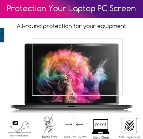 KEANBOLL واقي شاشة من الزجاج المقوى مكون من قطعتين لجهاز Microsoft Surface Laptop Studio 2 وSurface Laptop Studio 14.4 بوصة، فائق الوضوح، صلابة 9H، مضاد للخدش in Saudi Arabia