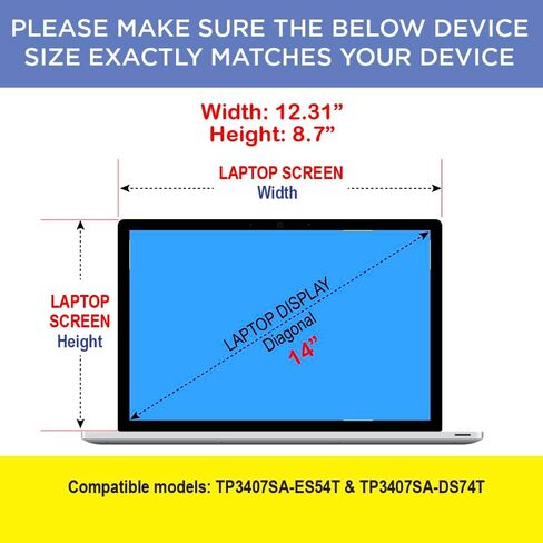 Matte Anti Glare Screen Protector For ASUS Vivobook Flip 14 inch OLED Touchscreen Copilot+ PC TP3407SA-DS74T 2 Pack in Saudi Arabia