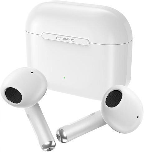 سماعات أذن لاسلكية، سماعات رأس بلوتوث، وسادات هوائية بخاصية إلغاء الضوضاء، وسادات أذن ثلاثية الأبعاد 4، وسائد أذن داخل الأذن مع سماعات أذن رياضية عميقة، وحقيبة شحن USB-C، لأجهزة Android/Samsung/Apple iPhone in Kuwait