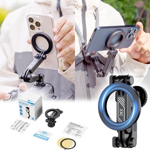 JJC Magnetic Phone Camera Mount, Hot Shoe Phone Holder for Camera in Saudi Arabia
