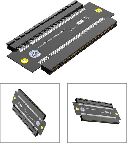 PCIE X16 Female to Female Adapter Connector PCIExpress 16X to 16X Extender RiserConverter PCB Board in Saudi Arabia