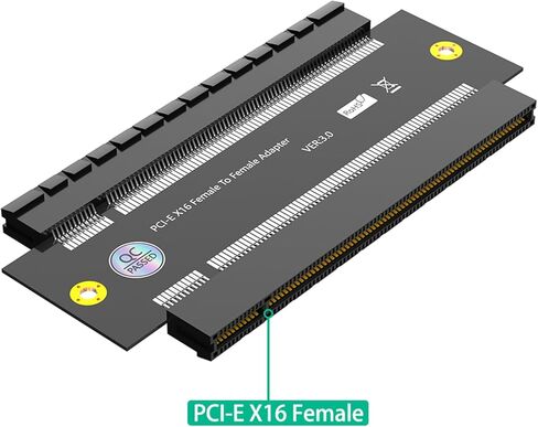 PCIE X16 Female to Female Adapter Connector PCIExpress 16X to 16X Extender RiserConverter PCB Board in Saudi Arabia