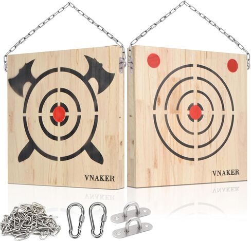 فأس رمي هدف خشبي وسكين رمي هدف خشبي بسلسلة فولاذية in Kuwait