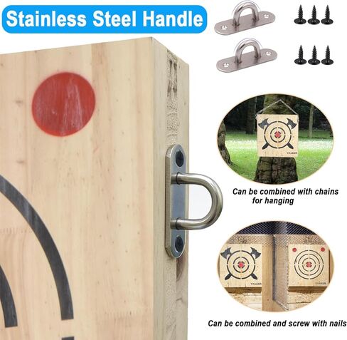 فأس رمي هدف خشبي وسكين رمي هدف خشبي بسلسلة فولاذية in Kuwait