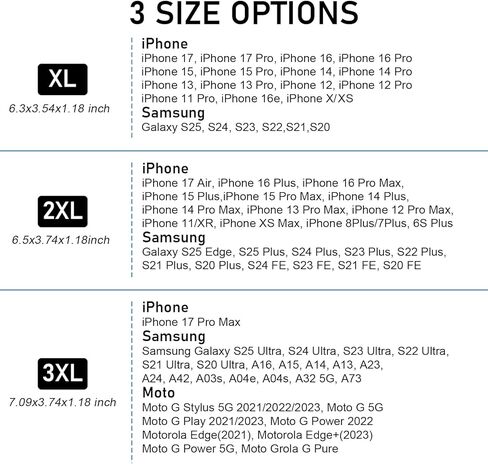Belt Phone Holder for iPhone 17 17 Pro 16 Pro 16e 15 15Pro 14 13 12 11 Xs 10 X XR,Premium Leather Phones Pouch with Belt Clip Cell Phone Holder in Saudi Arabia