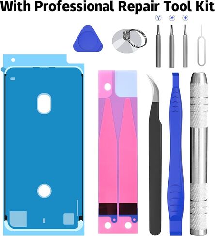 New Internal Battery with Professional Repair Tool Kit Compatible with iPhone 14 Pro 0 Cycle Li-Polymer Replacement Battery Model A2890, A2650, A2889, A2892 in Saudi Arabia
