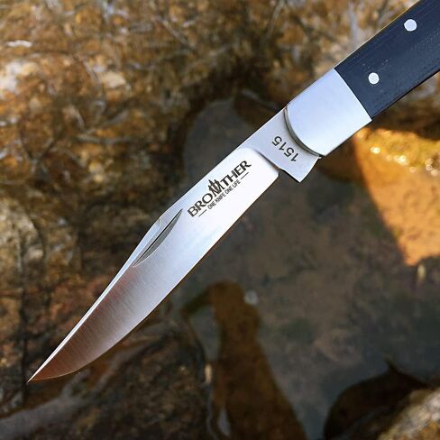 Watchman Brother 1515G10 شفرة سكين Mircarta Grips قفل سكين الجيب الخلفي in Kuwait