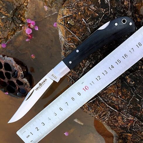 Watchman Brother 1515G10 شفرة سكين Mircarta Grips قفل سكين الجيب الخلفي in Kuwait