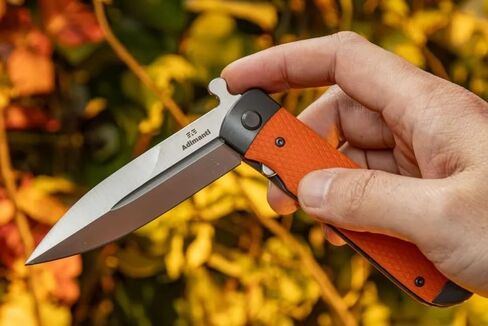 Firebird GANZO Adimanti Samson-OR سكين جيب قابل للطي ماكينة حلاقة حادة D2 شفرة فولاذية مريحة G10 مقبض مضاد للانزلاق مع مشبك للصيد والصيد والتخييم في الهواء الطلق سكين جيب EDC (برتقالي) in Saudi Arabia