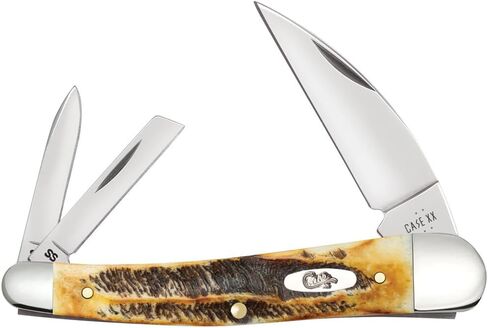 Case XX سكين جيب 6.5 BONESTAG SEAHORSE Whittler رقم الصنف 65347-6.5355WH SS - الطول مغلق: 4 بوصات in Kuwait