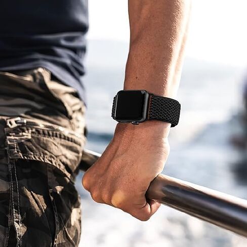 متوافق مع iTouch Air 5 Smart Watch Bands استبدال حزام ساعة مرن قابل للتمدد من نسيج النايلون (3 عبوات) in Saudi Arabia