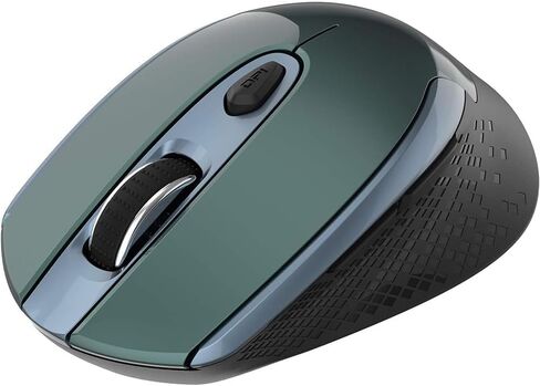 Wireless Mouse, 2.4G Optical Computer Mice with USB Receiver, Quiet Ergonomic Mouse, Silent, 6 Buttons and 3 Adjustable DPI, Compatible with Laptop, Notebook, MacBook, Computer, Desktop, Mac, PC in Saudi Arabia