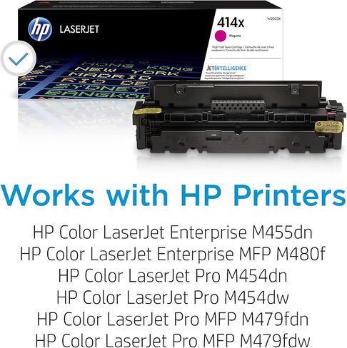 خرطوشة حبر HP 414X | W2023X | أرجواني | إنتاجية عالية in Saudi Arabia