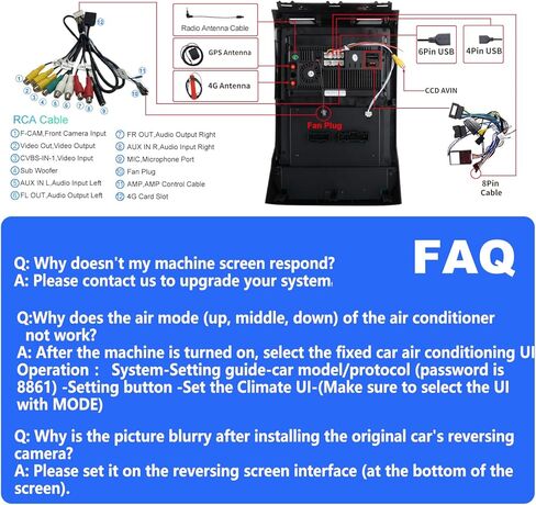 Android 13 Car Radio [4gram+64grom] لـ Ford F150 2013 2014،12.1 بوصة T مع Carplay اللاسلكي Android GPS DSP WiFi Bluetooth SWC HDMI in Kuwait