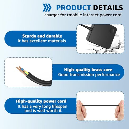 Power Adapter for T-Mobile 5G Internet Gateway for Arcadyan KVD21 Power Cord, USB Type C (5FT) in Kuwait