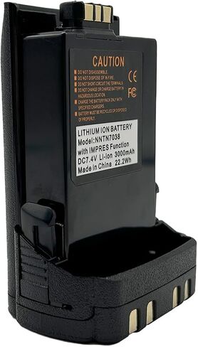 2Pack NNTN7038 NNTN7038A Li-ion Battery 3000mAh with Impres Function Compatible with Radio AXP6000 APX7000 APX8000 APX8000XE APX7000XE APX6000XE SRX2200 NNTN4486A in Saudi Arabia
