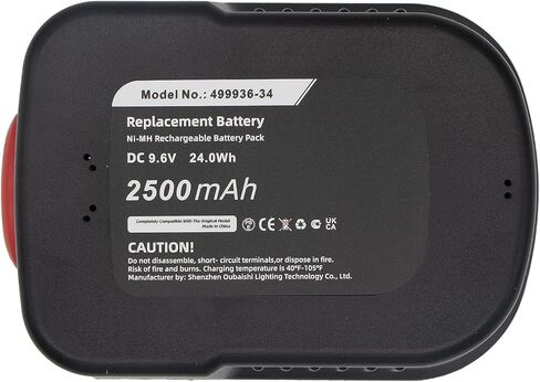 بطارية بديلة متوافقة مع FSB96، GC960، HPB96، SF100 9.6V/2500mA in Saudi Arabia