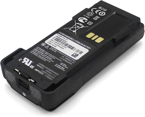 (حزمة من قطعتين) بطارية PMNN4490A PMNN4490B PMNN4490BC PMNN4490C PMNN4490 متوافقة مع بطارية Motorola IMPRES XPR3000 XPR3300e XPR3500e DP2400e DP2600e DEP550e DEP570e XIRP6600i XIRP8600i مع مشبك حزام in Saudi Arabia