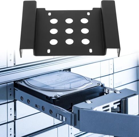 Uonlytech 2.5 بوصة SSD والقرص الصلب دعامة تثبيت من الألومنيوم مجموعة مهايئ القرص الصلب الداخلي لتحويل خليج محرك الكمبيوتر المكتبي in Saudi Arabia