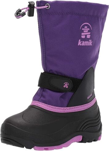 Kamik Waterbug 5 Winter Adventure Boots - Waterproof Toddler Rain Boots - Waterproof Shoes for Kids - Non-Slip Water Shoes - Removeable Liner - Adjustable Fit with Durable Traction in Saudi Arabia