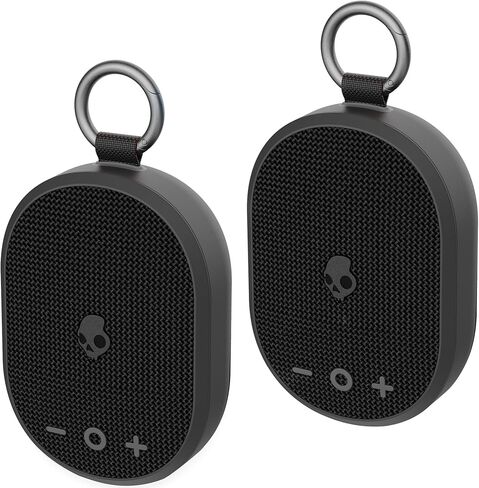 Skullcandy Kilo Wireless Bluetooth Speaker Bundle - (2) IPX7 Waterproof Mini Bluetooth Speakers with 24 Hour Battery, Downward Firing Passive Radiators, and True Wireless Pairing in Saudi Arabia