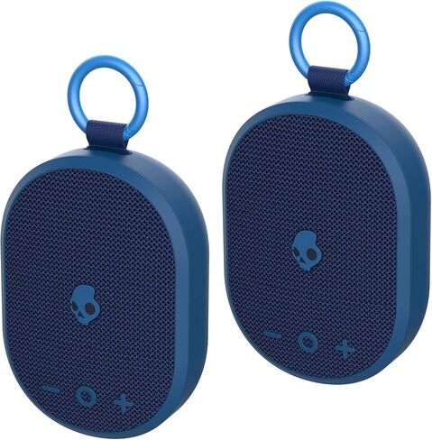 Skullcandy Kilo Wireless Bluetooth Speaker Bundle - (2) IPX7 Waterproof Mini Bluetooth Speakers with 24 Hour Battery, Downward Firing Passive Radiators, and True Wireless Pairing in Saudi Arabia