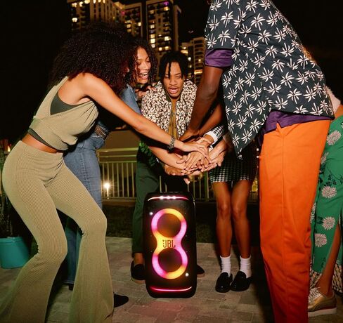 مكبر صوت بلوتوث JBL PartyBox Stage 320 مع بطارية 400 - أسود in Kuwait