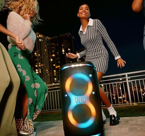 مكبر صوت بلوتوث JBL PartyBox Stage 320 مع بطارية 400 - أسود in Kuwait