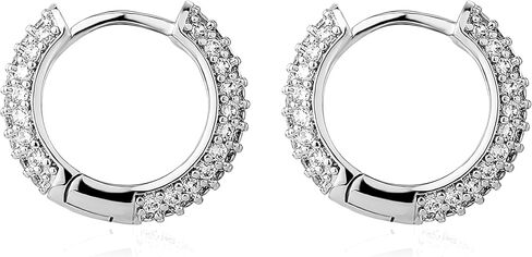 TOPGRILLZ 14K أقراط غضروف مطلية بالذهب للرجال، 5A+ زركونيا مكعب أقراط صغيرة للرجال، حلقات أذن زركونيا مكعبة مكتنزة، artes para hombre in Saudi Arabia