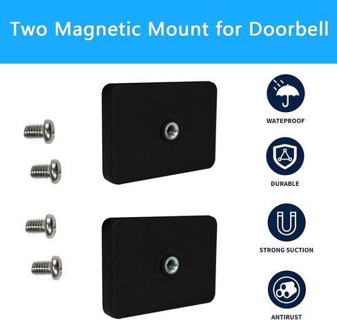 حامل مغناطيسي لجرس الباب من TEKCAM متوافق مع Blink Video Doorbell الجيل الثاني (طراز جديد)، حامل كأس شفط متوافق مع Blink Outdoor 4، 3، Blink Mini 2، Blink Mini in Saudi Arabia