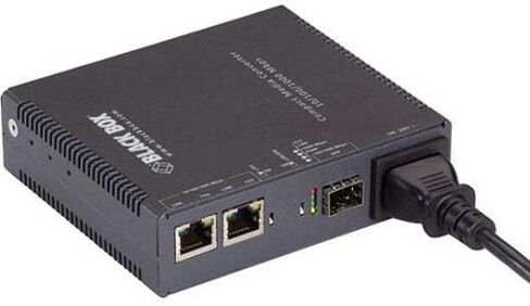 Black Box LGC5150A جهاز إرسال واستقبال/محول وسائط - 2 × شبكة (RJ-45) - جيجابت إيثرنت - 10/100/1000Base-T، 100/1000Base-X - 1 × فتحات توسيع - SFP - 1 × فتحات SFP - قابلة للتركيب على الحائط in Saudi Arabia