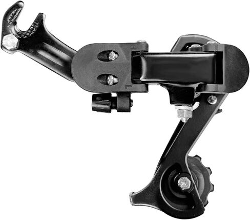 K137 6/7 سرعة حامل شماعات Derailleur الخلفي، سبائك الألومنيوم لدراجات MTB/ركاب/طراد، بكرات فائقة التحمل وصامتة، أسود in Kuwait