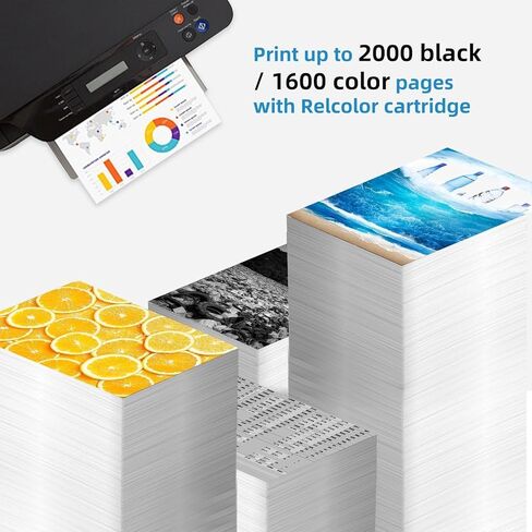 خراطيش حبر 936XL 936e بديلة باللون الأسود لـ HP 936 XL HP936 HP936e HP936XL Combo لـ OfficeJet Pro 9125e 9135e 9120e 9122e 9128e 9110 9120b 9120 9110b 9130 9130e 9110e طابعة 9130b (4 عبوات) in Kuwait