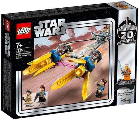 LEGO Star Wars: The Phantom Menace Anakin’s Podracer – 20th Anniversary Edition 75258 Building Kit in Kuwait