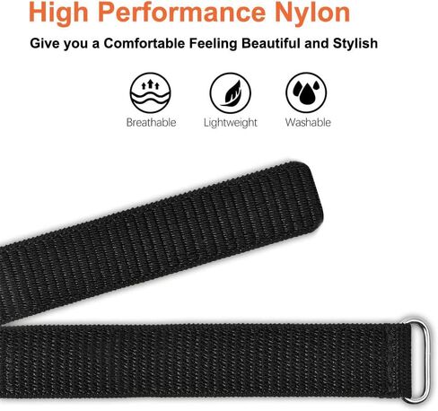 Nylon Loop Compatible for Hume Band Replacement, Womnen Men Adjustable Breathable Soft Wristband Strap for Hume Health Band Fitness Tracker in Saudi Arabia