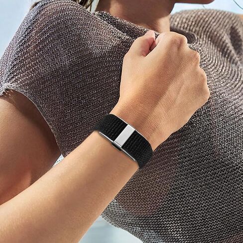 Nylon Loop Compatible for Hume Band Replacement, Womnen Men Adjustable Breathable Soft Wristband Strap for Hume Health Band Fitness Tracker in Saudi Arabia
