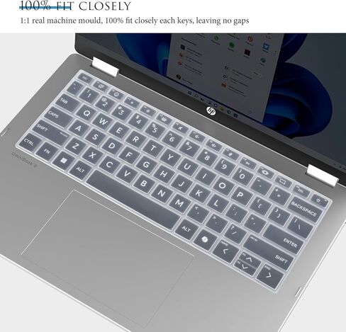 Keyboard Cover Skin for 14" HP OmniBook 5 Flip 14-fp0000 14-fp0057nr / OmniBook 5 AI PC 14-he0099nr 14-he0017nr / OmniBook Laptop 14-fe1048nr(Not for OmniBook X Flip 14-fm 14-fk 16-ar)-Clear in Saudi Arabia