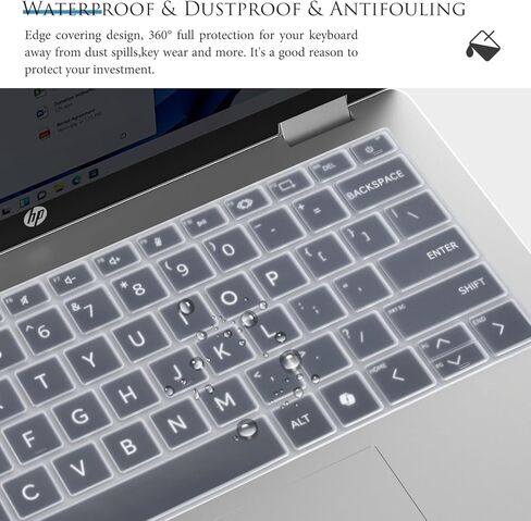 Keyboard Cover Skin for 14" HP OmniBook 5 Flip 14-fp0000 14-fp0057nr / OmniBook 5 AI PC 14-he0099nr 14-he0017nr / OmniBook Laptop 14-fe1048nr(Not for OmniBook X Flip 14-fm 14-fk 16-ar)-Clear in Saudi Arabia