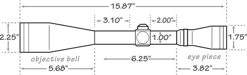 Mueller Optics 8.5-25×44 AO Tactical Target Scope in Saudi Arabia