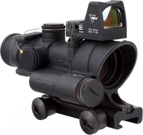 Trijicon 4x32mm ACOG Red LED Illuminated .223 Crosshair Reticle TA51 Mount Red Dot Sight Black Optics in Saudi Arabia