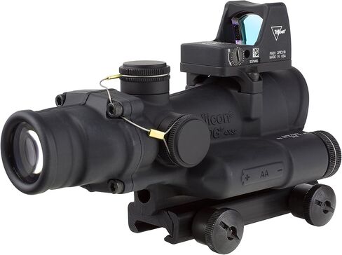 Trijicon 4x32mm ACOG Red LED Illuminated .223 Crosshair Reticle TA51 Mount Red Dot Sight Black Optics in Saudi Arabia
