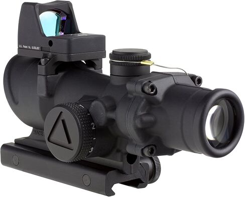 Trijicon 4x32mm ACOG Red LED Illuminated .223 Crosshair Reticle TA51 Mount Red Dot Sight Black Optics in Saudi Arabia