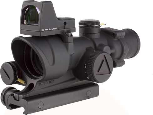 Trijicon 4x32mm ACOG Red LED Illuminated .223 Crosshair Reticle TA51 Mount Red Dot Sight Black Optics in Saudi Arabia