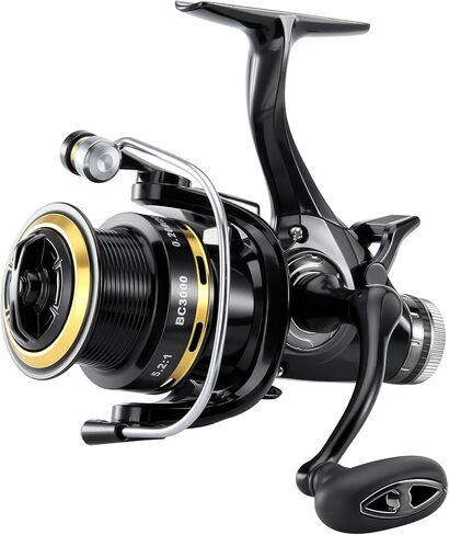 HAUT TON Battle Carp Fishing Reel, 4+1 BB Carbon Fiber Drag Spinning Reels for Saltwater Freshwater Fishing, 26.5 Lbs Powerful Max Drag Baitfeeder Fishing Reels in Saudi Arabia