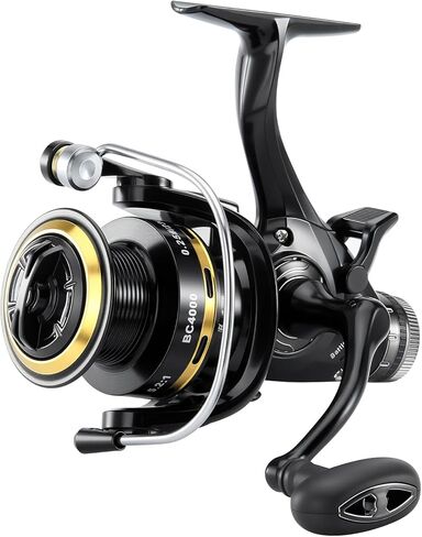 HAUT TON Battle Carp Fishing Reel، 4+1 BB بكرات دوارة من ألياف الكربون لصيد الأسماك في المياه العذبة في المياه المالحة، 26.5 رطلًا قويًا بحد أقصى لسحب بكرات صيد الطعم in Kuwait