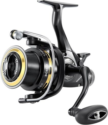 HAUT TON Battle Carp Fishing Reel, 4+1 BB Carbon Fiber Drag Spinning Reels for Saltwater Freshwater Fishing, 26.5 Lbs Powerful Max Drag Baitfeeder Fishing Reels in Saudi Arabia