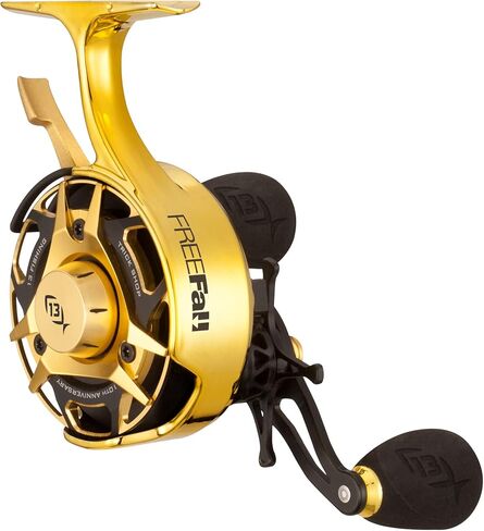 13 Fishing - Freefall Carbon - Inline Ice Fishing Reels - 10th Anniversary TrickShop Edition - 2.5:1 Gear Ratio in Saudi Arabia