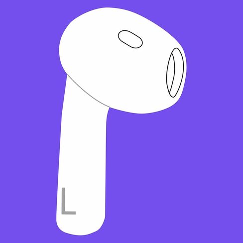 Legit A3055 One Right Earbuds Replacement (ANC Version) for Pods (4th Generation), A3056 A3057 OEM Single Right Ear Side Only, Compatible with Original Air 4 A3059 Charging Case Earpad, Not New in Saudi Arabia