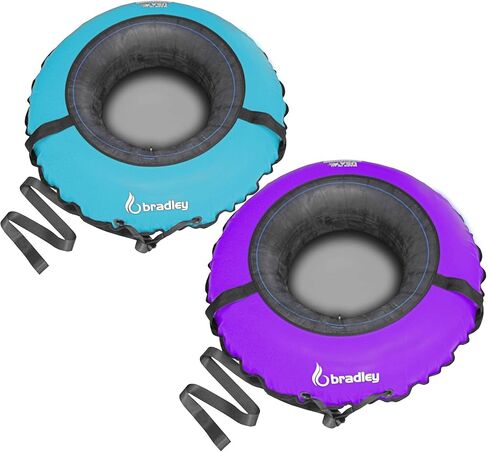 Bradley Snow Tubes with 50" Heavy Duty Cover | 2 Pack Inflatable Sledding Tubes in Saudi Arabia